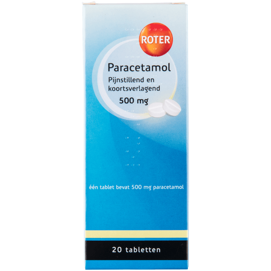 Roter Paracetamol smelttablet 500 mg - Dirk