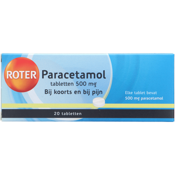 Roter Paracetamol tabletten 500 mg - JUMBO