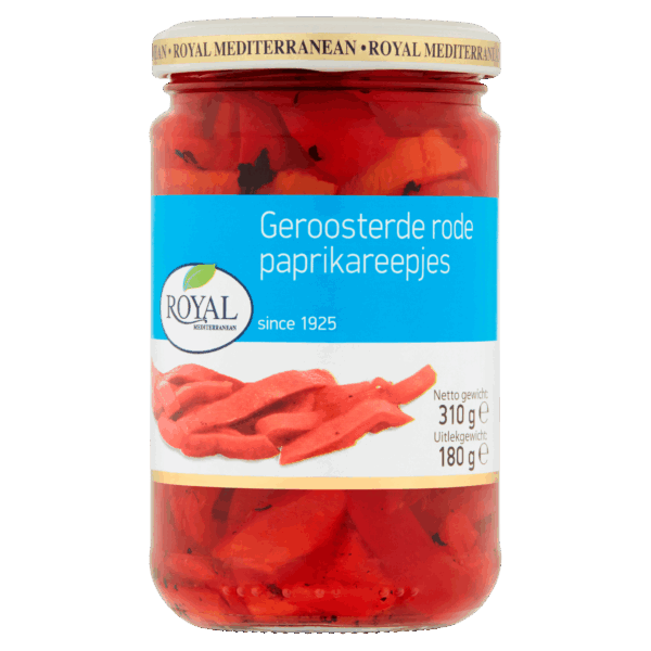 Royal Geroosterde Rode Paprika Strips - PLUS