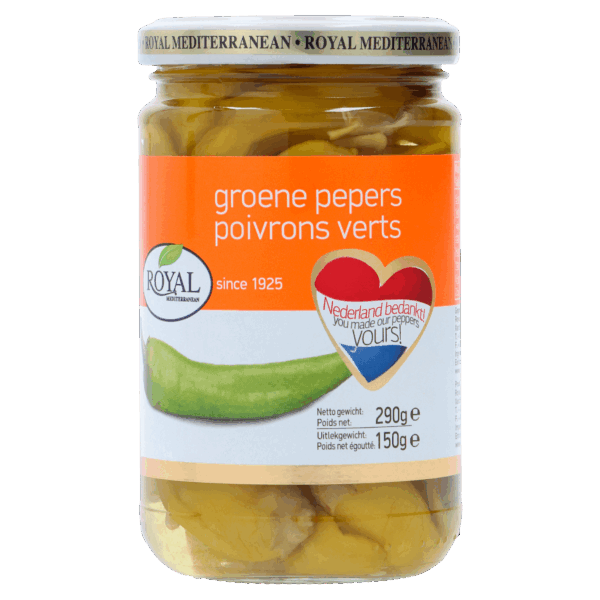 Royal Groene pepers - PLUS