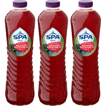 SPA FRUIT Niet-Bruisende Fruitige Frisdrank Raspberry Blackcurrant - JUMBO