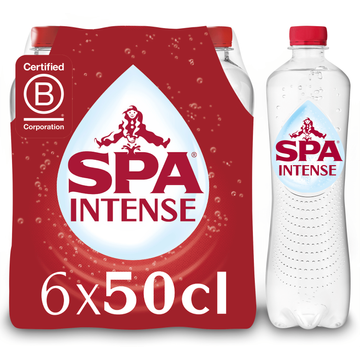 SPA INTENSE Bruisend Natuurlijk Mineraalwater 6 x 50cl - JUMBO
