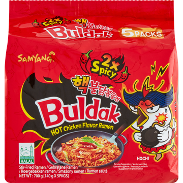 Samyang Buldak Hot Chicken Flavor Ramen 2x Spicy - JUMBO