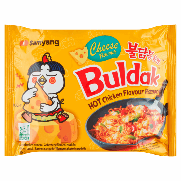 Samyang Instant noedels hete kip/kaas - PLUS