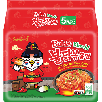 Samyang Roergebakken Ramen Kimchi - JUMBO