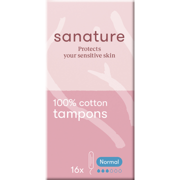 Sanature 100% Katoenen Tampons Normal - JUMBO