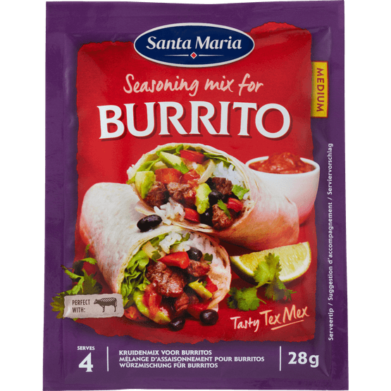 Santa Maria Burrito seasoningmix - Dirk
