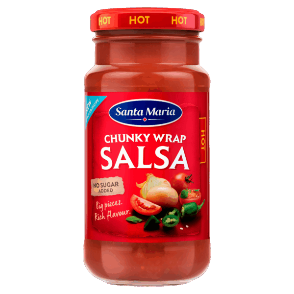 Santa Maria Chunky Wrap Salsa Hot - PLUS
