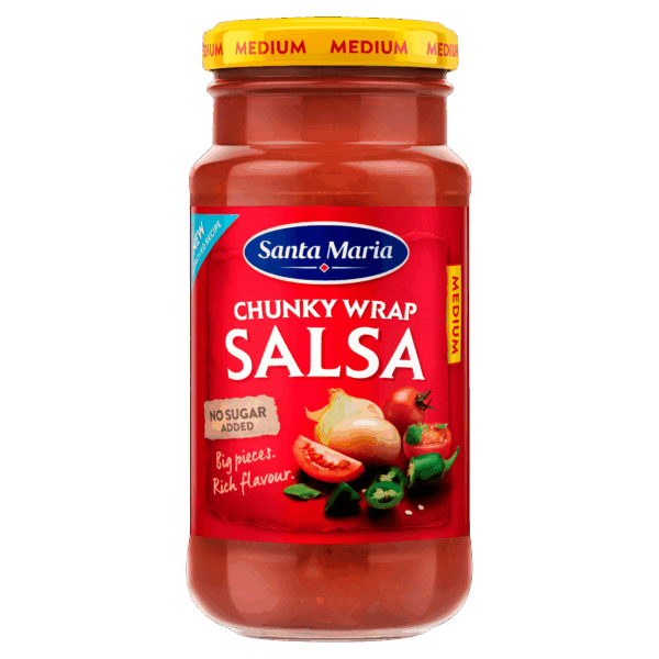 Santa Maria Chunky Wrap Salsa Medium - PLUS