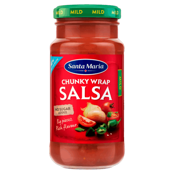 Santa Maria Chunky Wrap Salsa Mild - PLUS