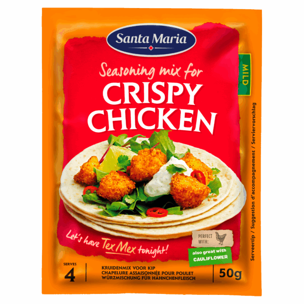 Santa Maria Crispy Chicken Kruidenmix - 50 gram - PLUS