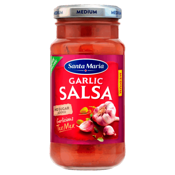Santa Maria Garlic Salsa Medium - PLUS
