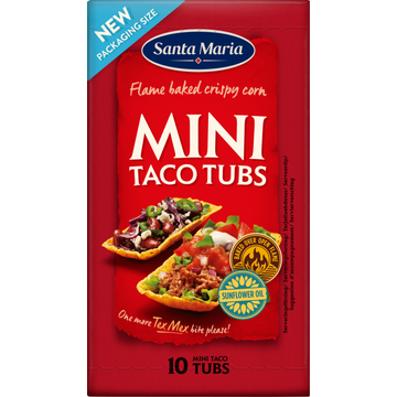 Santa Maria Mini Taco Tubs - JUMBO