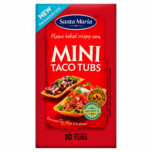 Santa Maria Mini Taco Tubs - PLUS