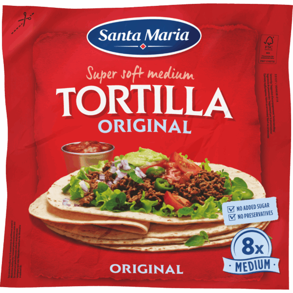 Santa Maria Tortilla Original Medium - PLUS