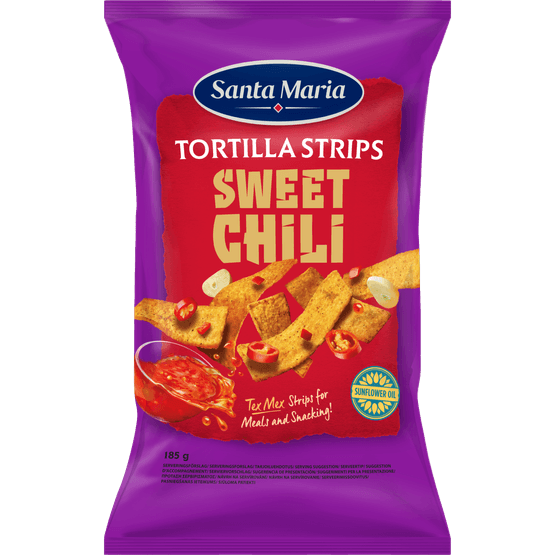Santa Maria Tortilla strips sweet chili - Dirk