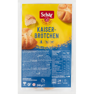 Schär Kaiserbrötchen Glutenvrij 4 Stuks - JUMBO