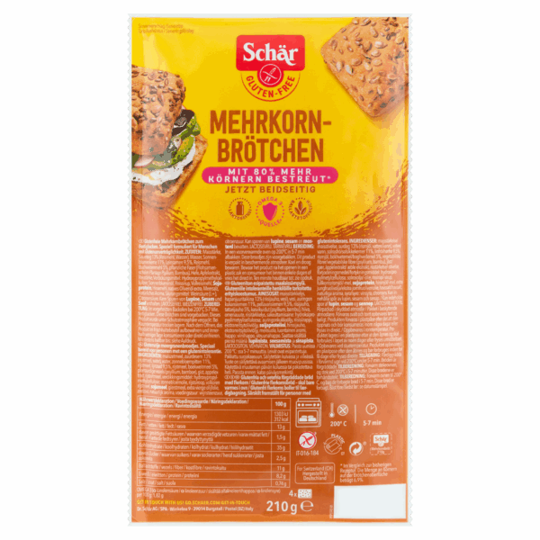 Schär Mehrkorn brotchen glutenvrij - PLUS