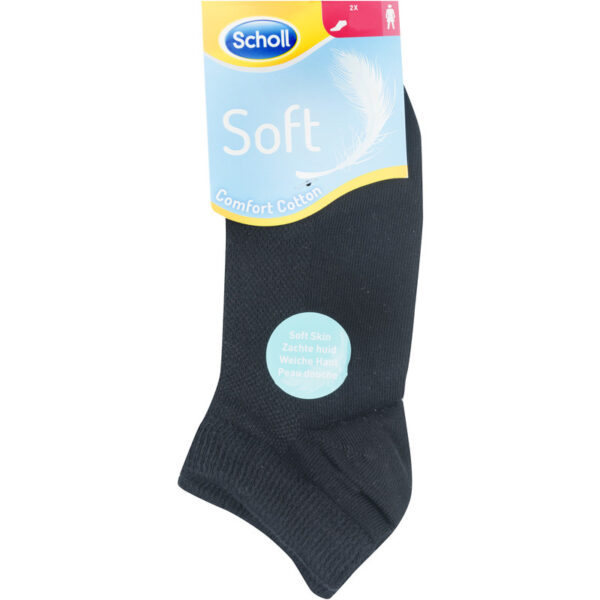 Scholl Sok Comfort Cotton Zwart 35-38 - Albert Heijn