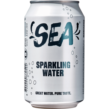 Sea Water - Sparkling Water Unsalted - Blik - JUMBO