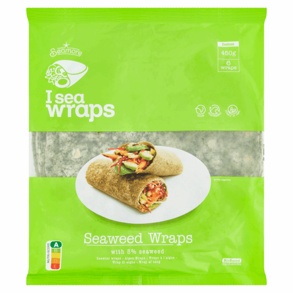 Seamore Seaweed wraps 6 stuks - PLUS