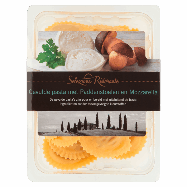 Selezione Ristorante Gevulde pasta paddenstoelen mozzarella - PLUS