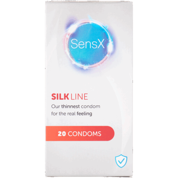 SensX Silk line condooms - PLUS