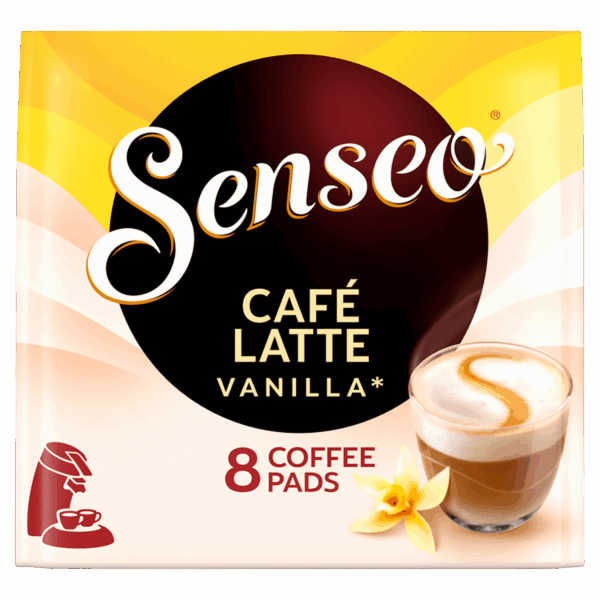 Senseo Café latte vanilla koffiepads - PLUS