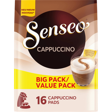Senseo Cappuccino Koffiepads Voordeelpak 16 stuks - JUMBO