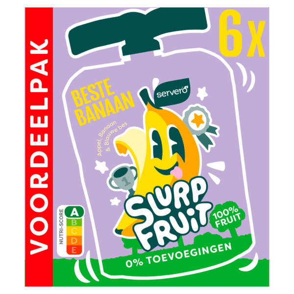 Servero Slurpfruit Beste Banaan - PLUS
