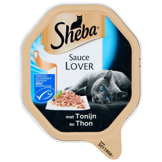 Sheba Kattenvoer sauce lover met tonijn - Dirk