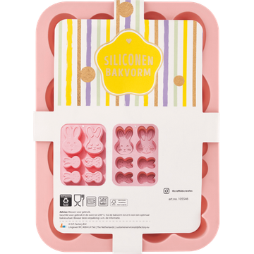 Siliconen Bakvorm Konijn - JUMBO