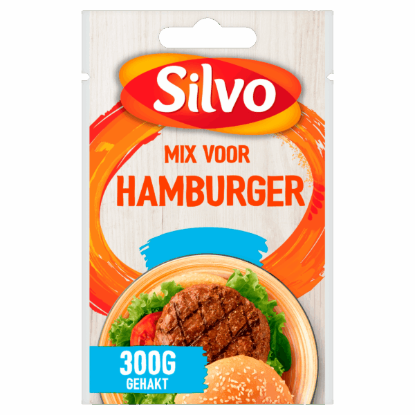 Silvo Mix Hamburger zonder toegevoegd zout - PLUS