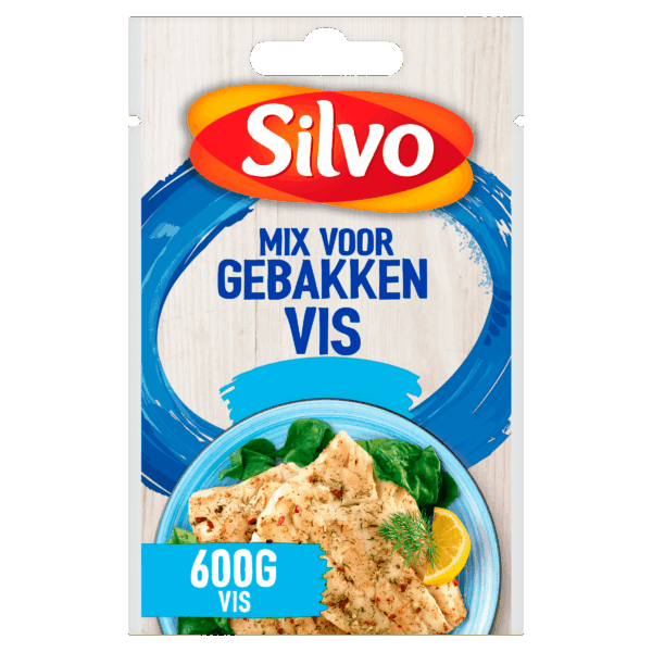Silvo Mix gebakken vis zonder toegev. zout - PLUS