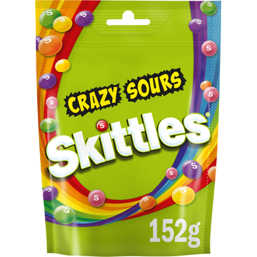 Skittles Crazy Sours zure snoepjes - JUMBO