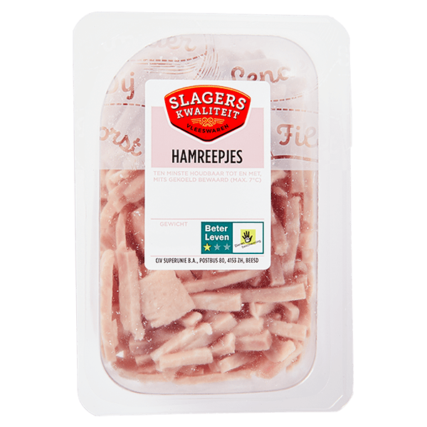 Slagers kwaliteit Hamreepjes - PLUS