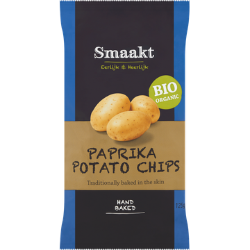 Smaakt Bio Organic Paprika Potato Chips - JUMBO