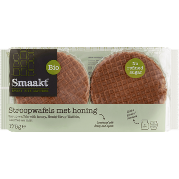 Smaakt Bio Stroopwafels met Honing - JUMBO