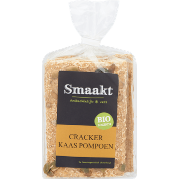 Smaakt Biologisch Cracker Kaas Pompoen - JUMBO