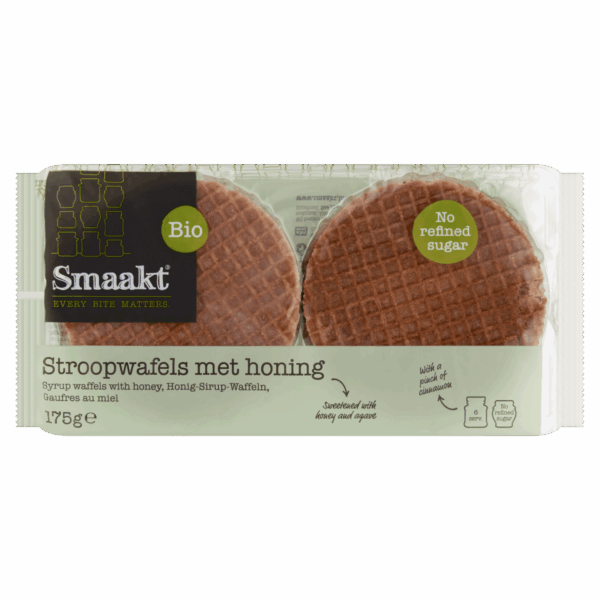 Smaakt Honingwafels bio - PLUS