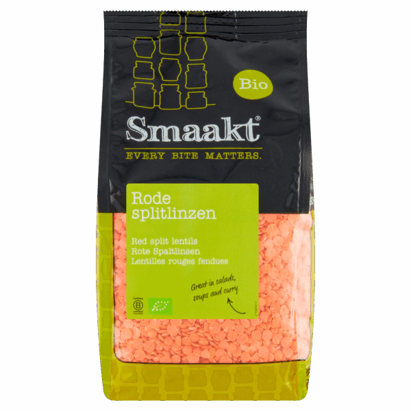 Smaakt Rode splitlinzen biologisch - PLUS