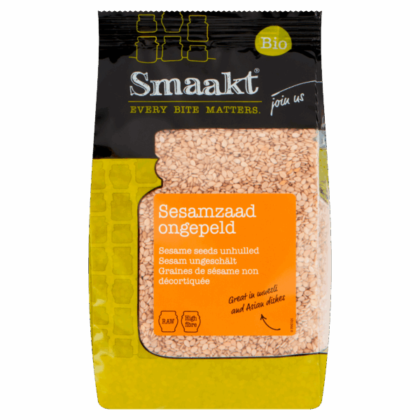 Smaakt Sesamzaad ongepeld biologisch - PLUS