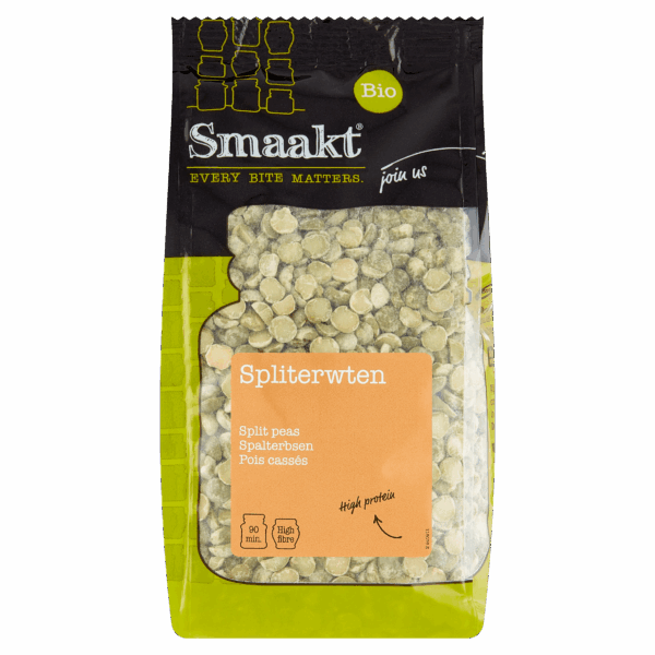 Smaakt Spliterwten biologisch - PLUS