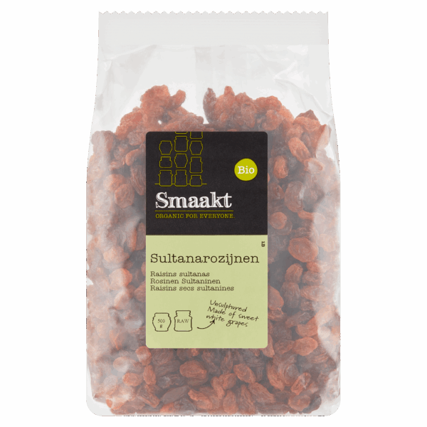 Smaakt Sultanarozijnen biologisch - PLUS