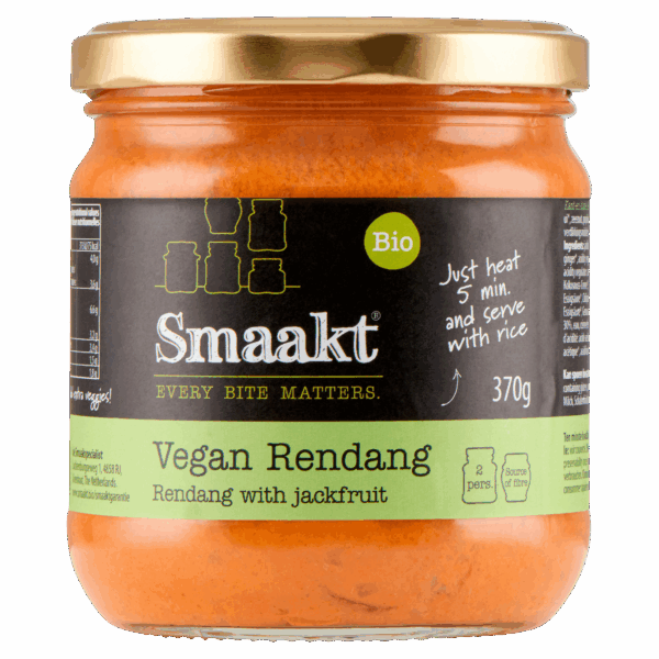 Smaakt Vegan rendang met jackfruit biologisch - PLUS