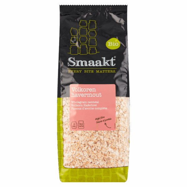 Smaakt Volkoren havermout biologisch - PLUS