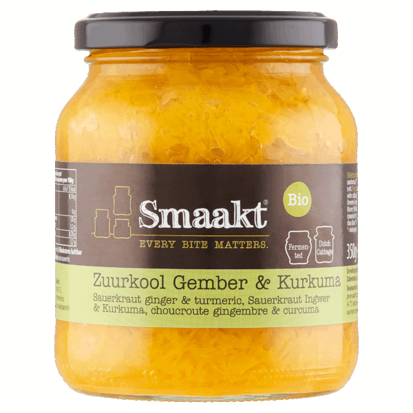 Smaakt Zuurkool & Gember/Kurkuma Bio - PLUS