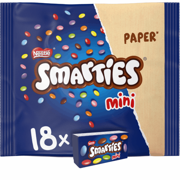 Smarties Mini melk chocolade uitdeelzak - PLUS