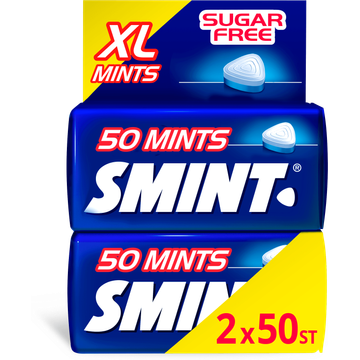 Smint XL Peppermint Suikervrij Duopack - JUMBO