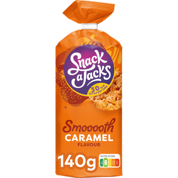 Snack A Jacks Smooth Caramel Rijstwafels - JUMBO